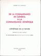 De la connaissance en général à la connaissance esthétique, Tome 1 : L'esthétique de la nature (9782252016770-front-cover)