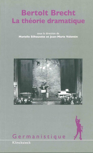 Bertolt Brecht, La théorie dramatique (9782252038642-front-cover)