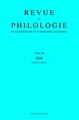 Revue de philologie, de littérature et d'histoire anciennes volume 80, Fascicule 2 (9782252036303-front-cover)