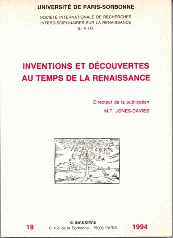 Inventions et découvertes au temps de la Renaissance (9782252030080-front-cover)