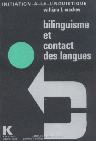Bilinguisme et contact des langues (9782252018668-front-cover)