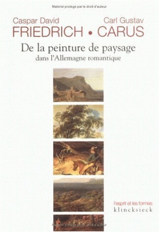 De la Peinture de paysage dans l'Allemagne romantique (9782252034088-front-cover)