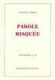 La Parole risquée (9782252026557-front-cover)