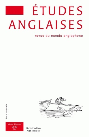 Études anglaises - N°4/2010 (9782252037638-front-cover)
