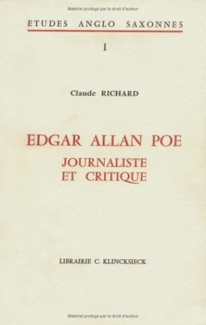 Edgar Allan Poe, journaliste et critique (9782252020425-front-cover)