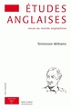 Études anglaises - N°1/2011, Tennessee Williams (9782252038017-front-cover)