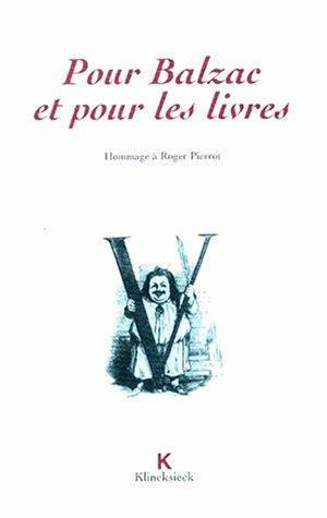 Pour Balzac et pour les livres (9782252032657-front-cover)