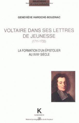 Voltaire dans ses lettres de jeunesse (1711-1733), La formation d'un épistolier au XVIIIe siècle (9782252027936-front-cover)