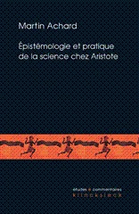 Epistémologie et pratique de la science chez Aristote, Les Seconds Analytiques et la définition de l'âme dans le De Anima (9782252034231-front-cover)