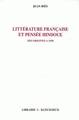 Littérature française et pensée hindoue des origines à 1950 (9782252016190-front-cover)