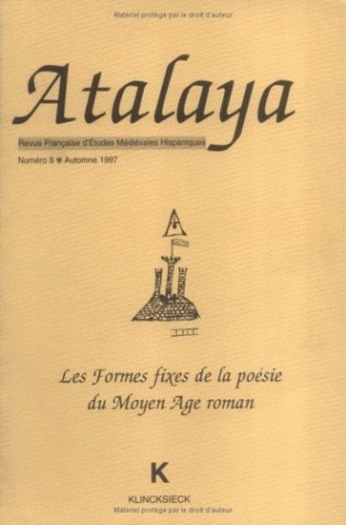 Les Formes fixes dans la poésie du Moyen-Âge, 1100-1500 (9782252032121-front-cover)