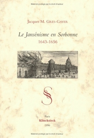 Le Jansénisme en Sorbonne 1643-1656 (9782252030790-front-cover)
