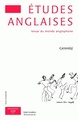 Études anglaises - N°3/2008, Genre(s) (9782252036471-front-cover)