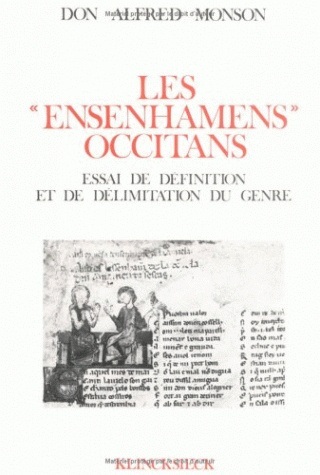 Les Ensenhamens occitans, Essai de définition et de délimitation du genre (9782252023198-front-cover)