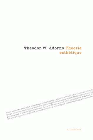 Théorie esthétique (9782252037904-front-cover)