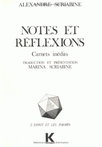 Notes et réflexions, Carnets inédits (9782252021460-front-cover)