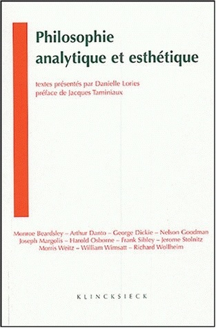 Philosophie analytique et esthétique (9782252034903-front-cover)