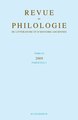 Revue de philologie, de littérature et d'histoire anciennes volume 83, Fascicule 2 (9782252038338-front-cover)