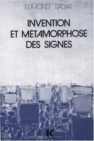 Invention et métamorphose des signes (9782252019733-front-cover)