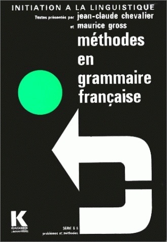 Méthodes en grammaire française (9782252019092-front-cover)