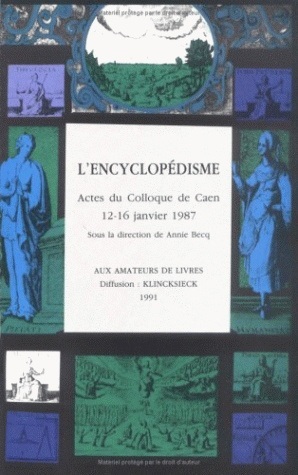 L' Encyclopédisme (9782252027431-front-cover)