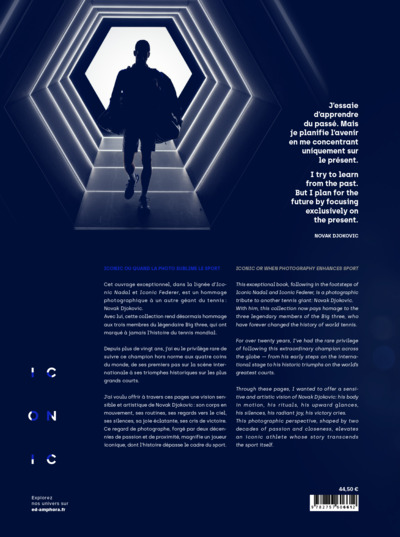 Novak Djokovic - Iconic (9782757606612-back-cover)