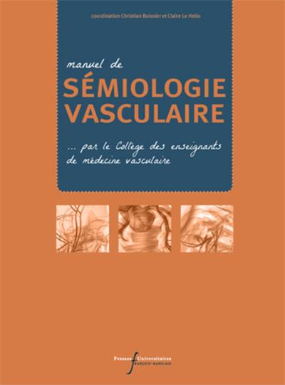 Manuel de sémiologie vasculaire (9782869063938-front-cover)