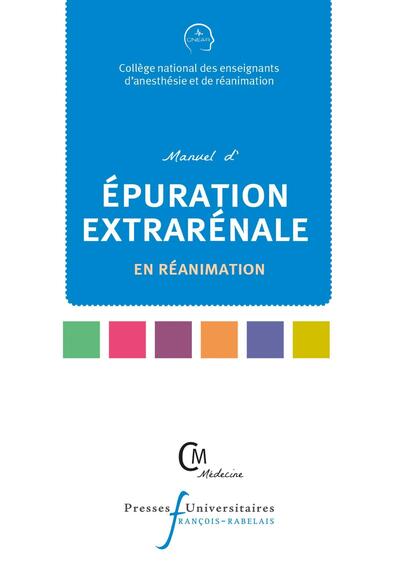 Manuel d'épuration extrarénale en réanimation (9782869067806-front-cover)