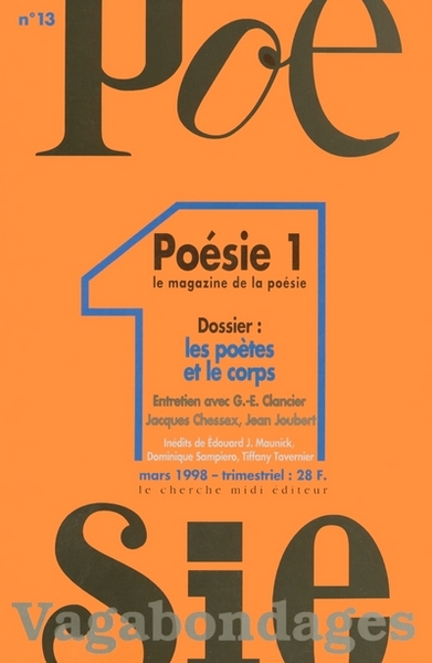 Revue Poésie Vagabondages - numéro 13 Les poètes et le corps (9782862745589-front-cover)