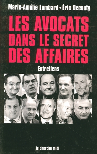 Les avocats dans le secret des affaires (9782862749839-front-cover)