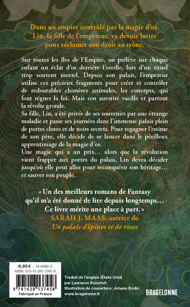 L'Empire d'écume, T1 : La Fille aux éclats d'os (9791028137458-back-cover)