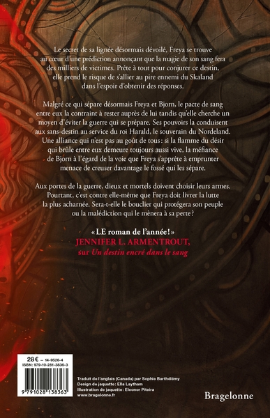 La Saga des sans-destin, T2 : Un sort gravé dans les os (édition reliée) (9791028138363-back-cover)