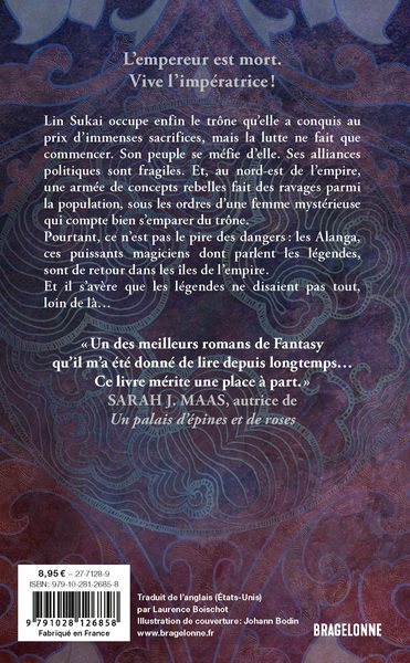 L'Empire d'écume, T2 : L'Impératrice aux éclats d'os (9791028126858-back-cover)