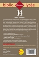 Bibliolycée - 14, Jean Echenoz (9782013949965-back-cover)