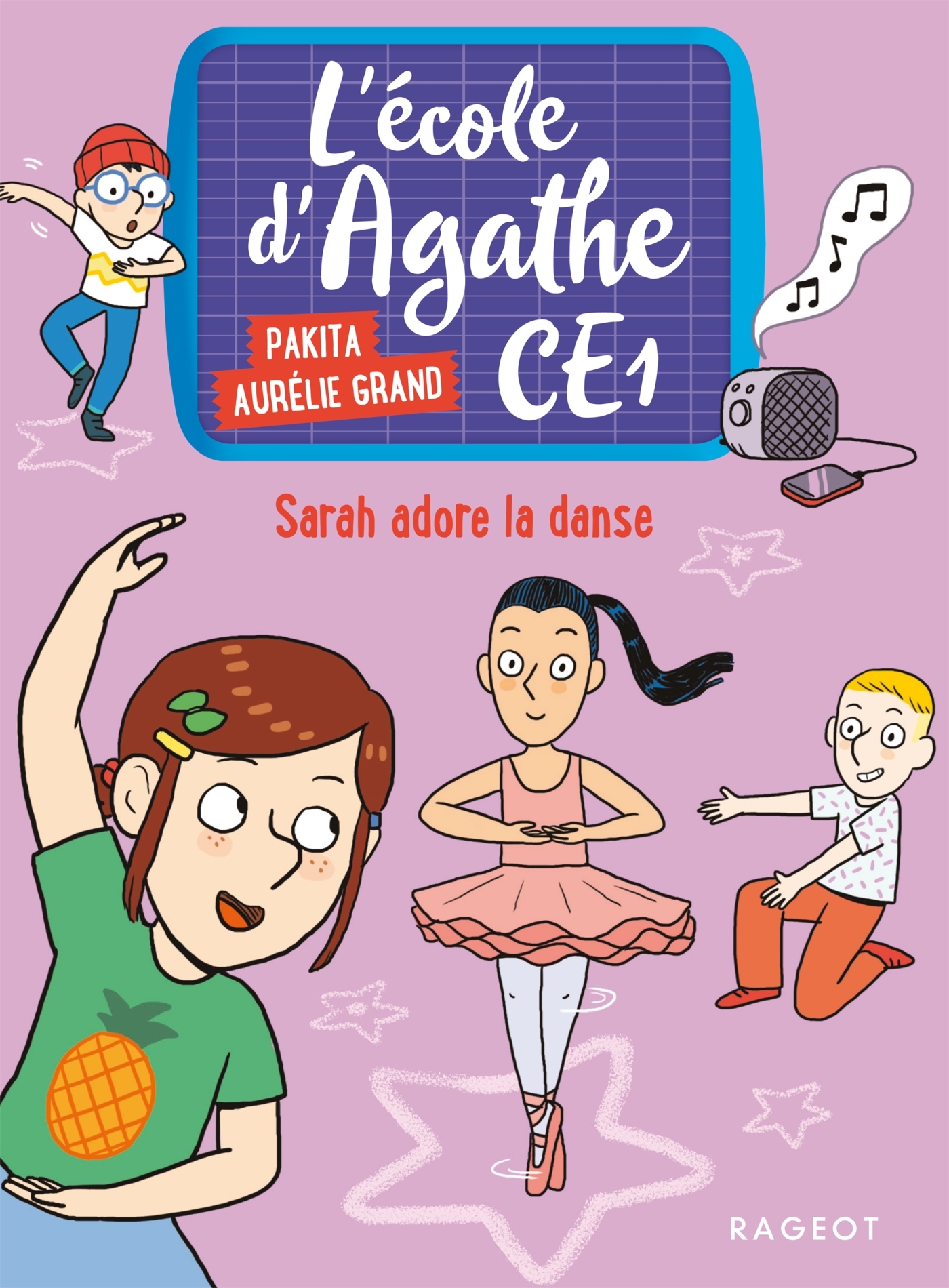 Sarah adore la danse, L'école d'Agathe CE1 (9782700253474-front-cover)