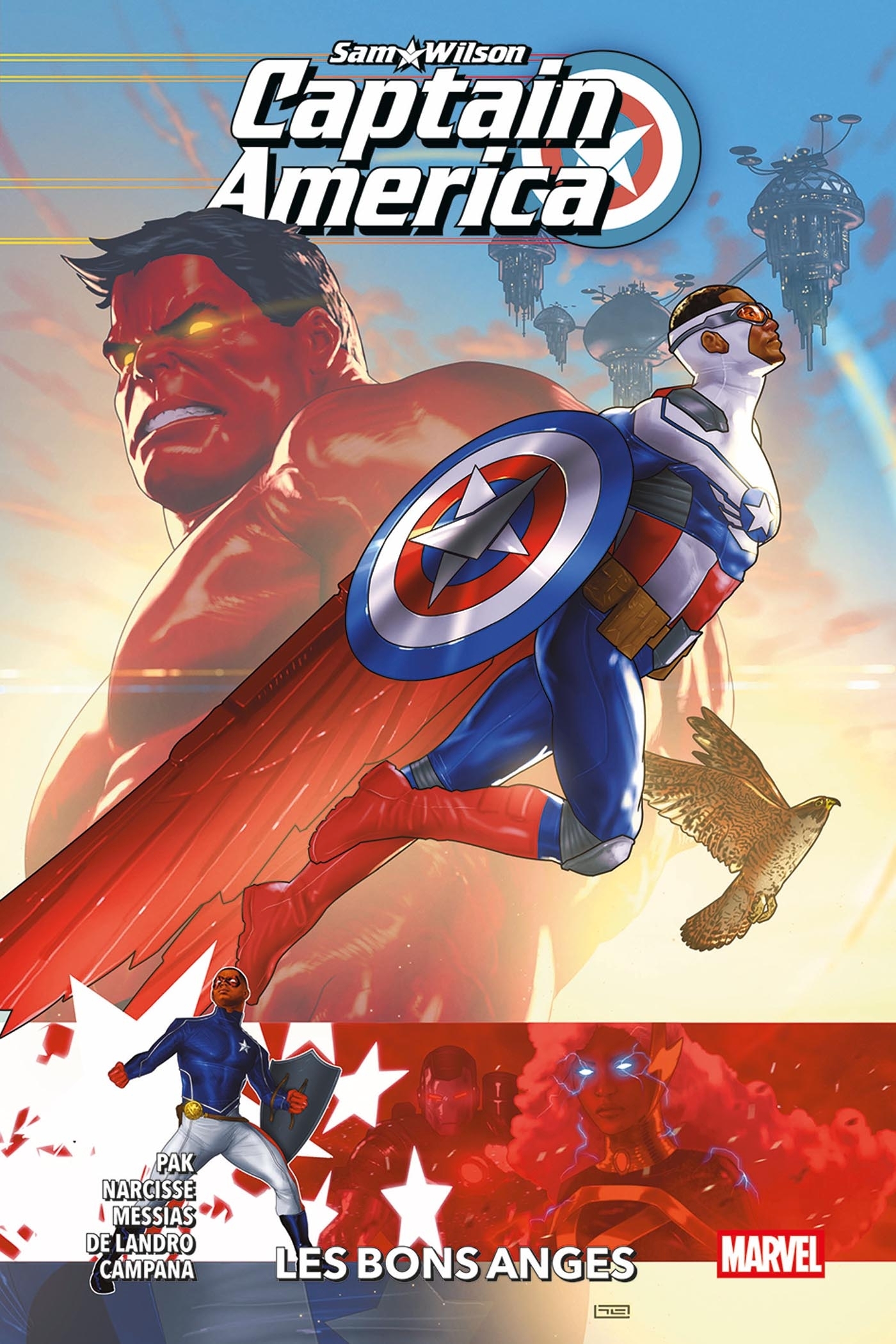Captain America - Sam Wilson : Les bons anges (9791039139236-front-cover)