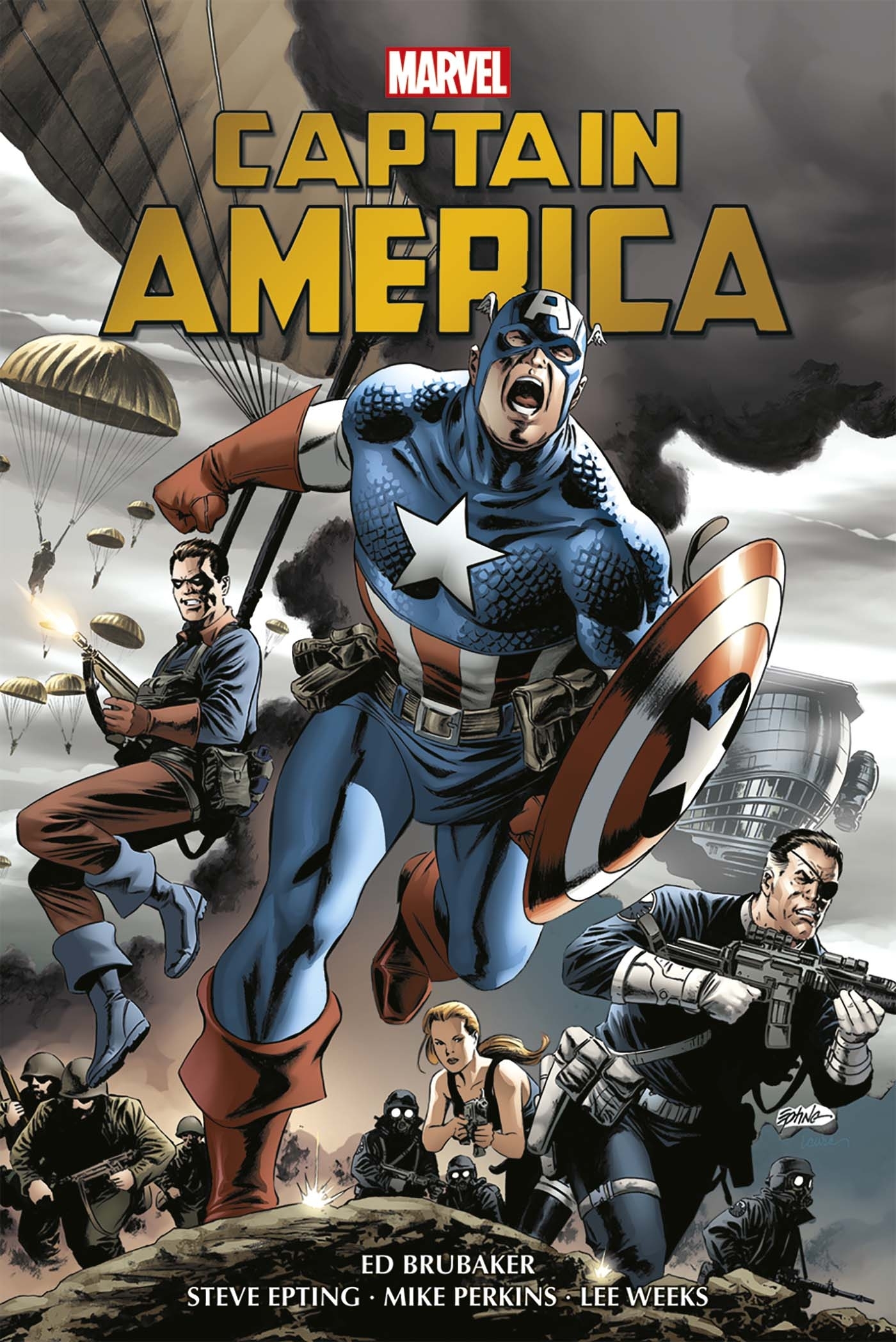 Captain America par Ed Brubaker T01 (9791039114431-front-cover)