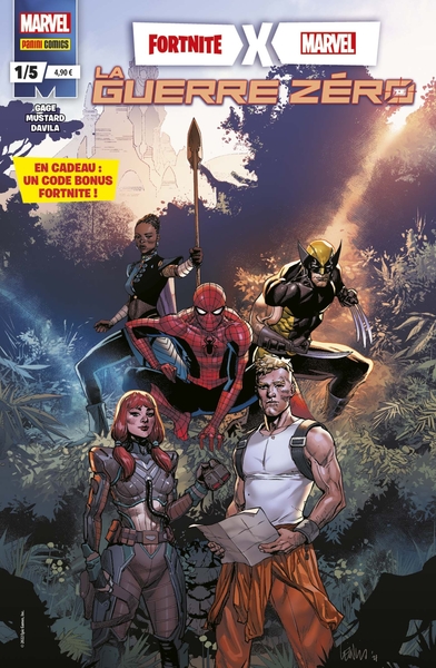 Fortnite x Marvel : La Guerre zéro N°01 (9791039109512-front-cover)