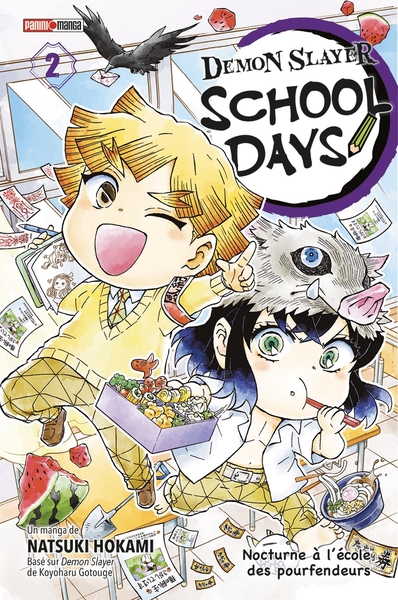 Demon Slayer School Days T02 (9791039116664-front-cover)