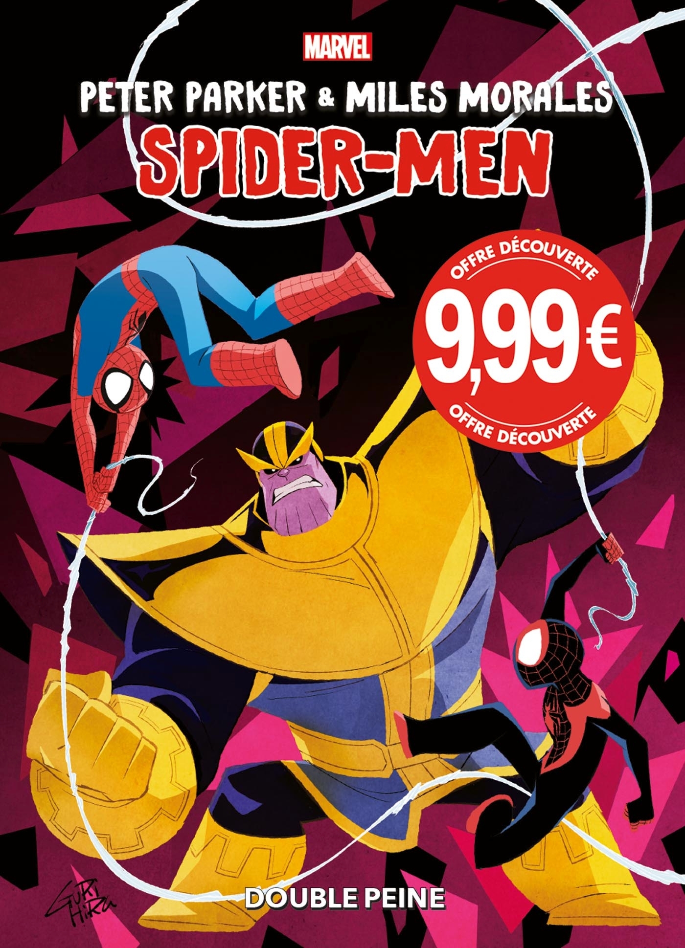 Peter Parker & Miles Morales : Spider-Men Double Peine (Prix découverte) (9791039133852-front-cover)