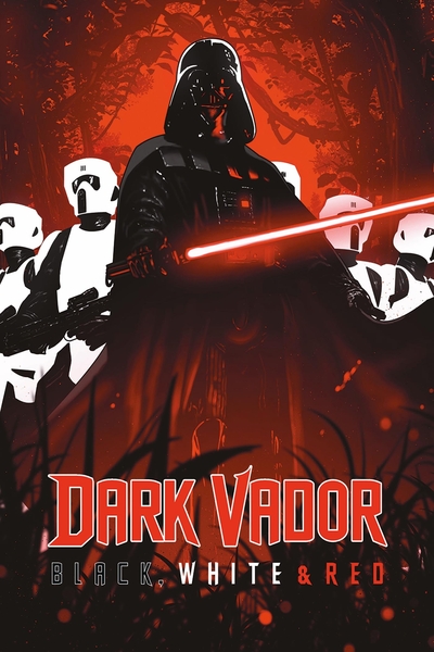 Dark Vador : Black, White & Red (9791039122832-front-cover)
