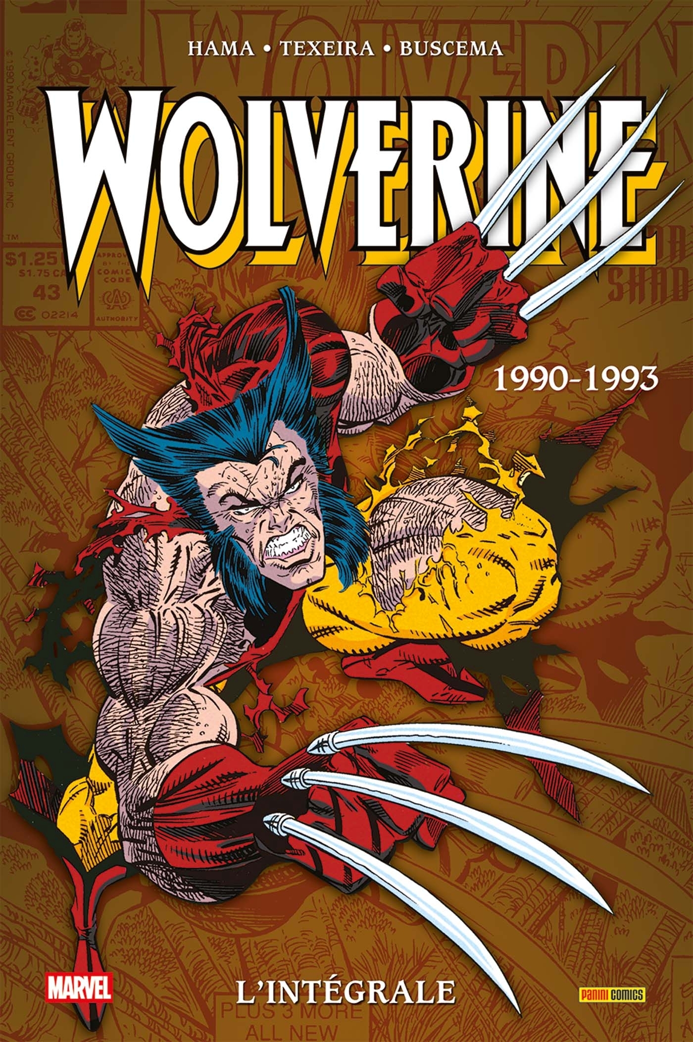 Wolverine : L'intégrale 1990-1993 (T07) (9791039134385-front-cover)
