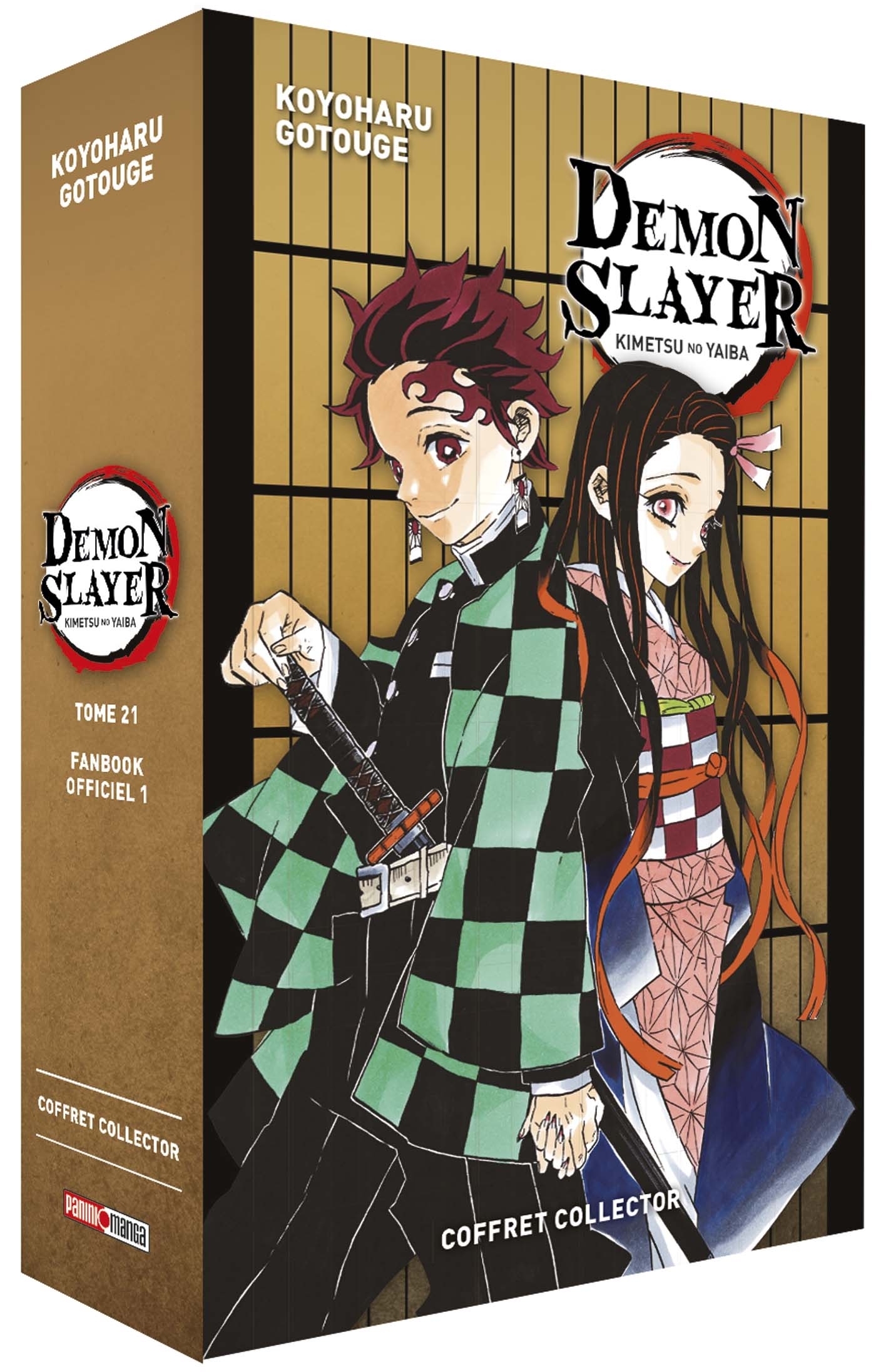 Coffret Demon Slayer T21 + Fanbook N°01 (9791039105101-front-cover)