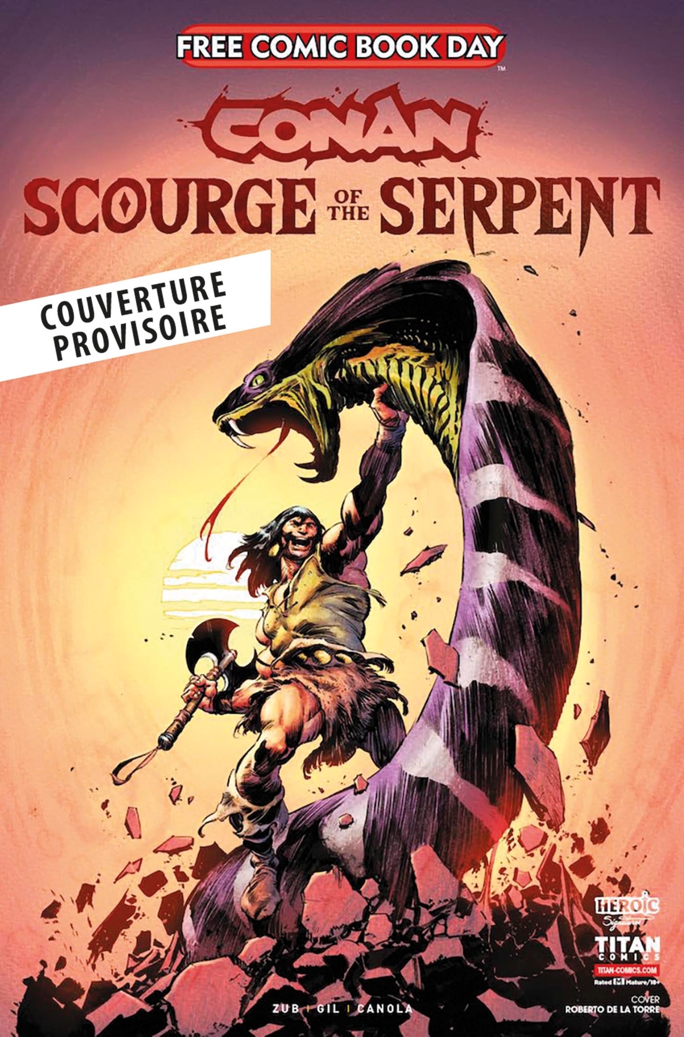 Conan le Barbare : Scourge of the Serpent (9791039145350-front-cover)