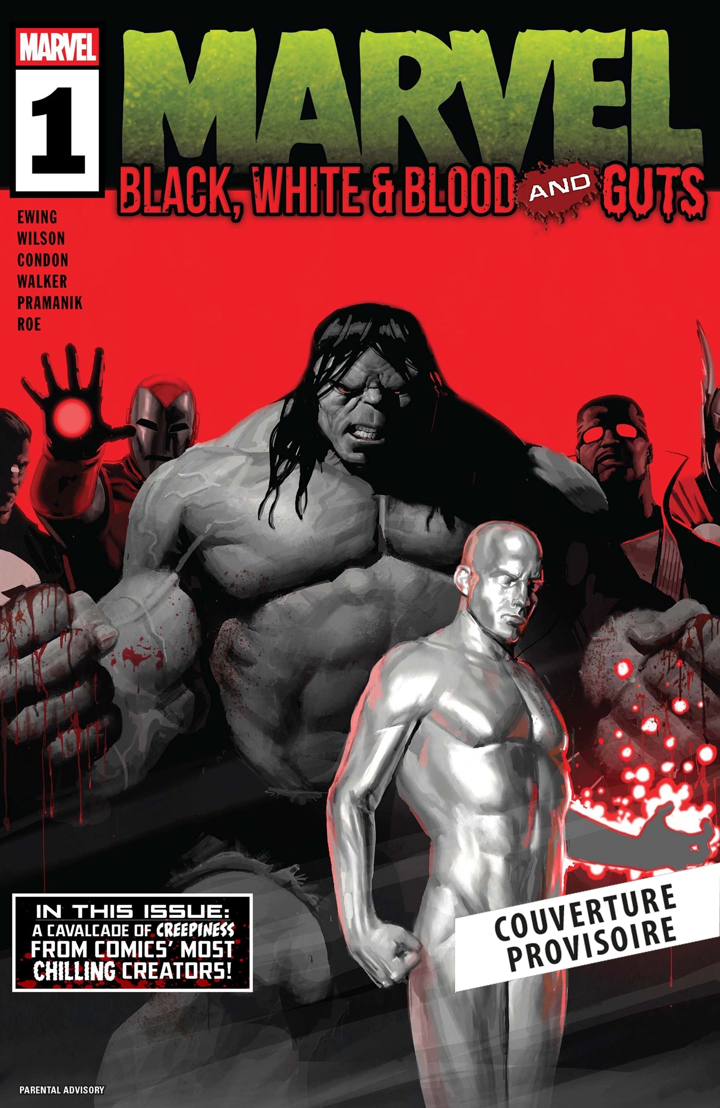 Marvel : Black, White & Blod and Guts (9791039147088-front-cover)