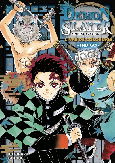 Demon Slayer - Livre de coloriage N°04 : Indigo (9791039115827-front-cover)