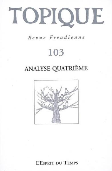 TOPIQUE N°103 - ANALYSE QUATRIEME (9782847951394-front-cover)