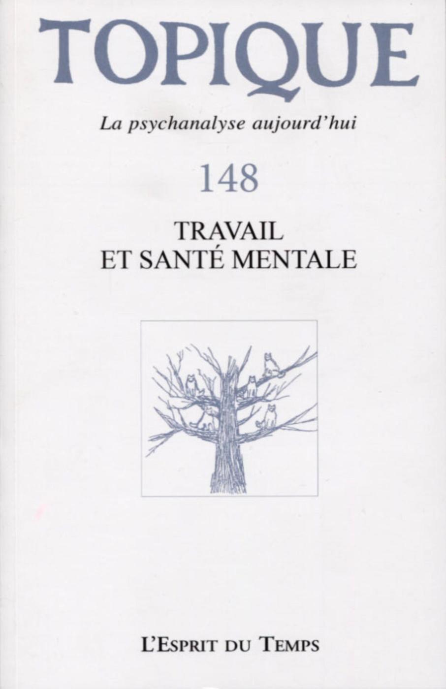 Topique 148 - Travail et santé mentale (9782847954876-front-cover)