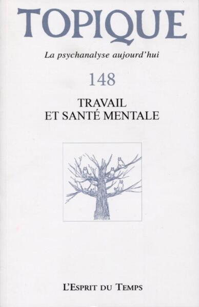 Topique 148 - Travail et santé mentale (9782847954876-front-cover)