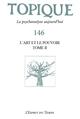 Topique 146  - L'Art et le pouvoir - Volume 2 (9782847954418-front-cover)